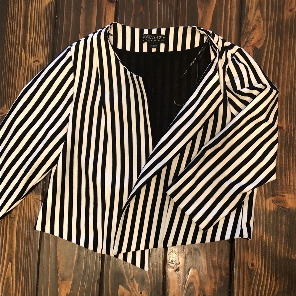 Women’s striped blazer
